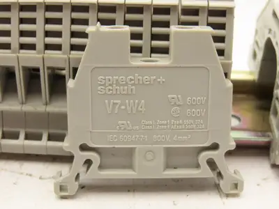Allen Bradley Sprecher+Schuh Terminal Block Fuse DIN Rail Lot of 120
