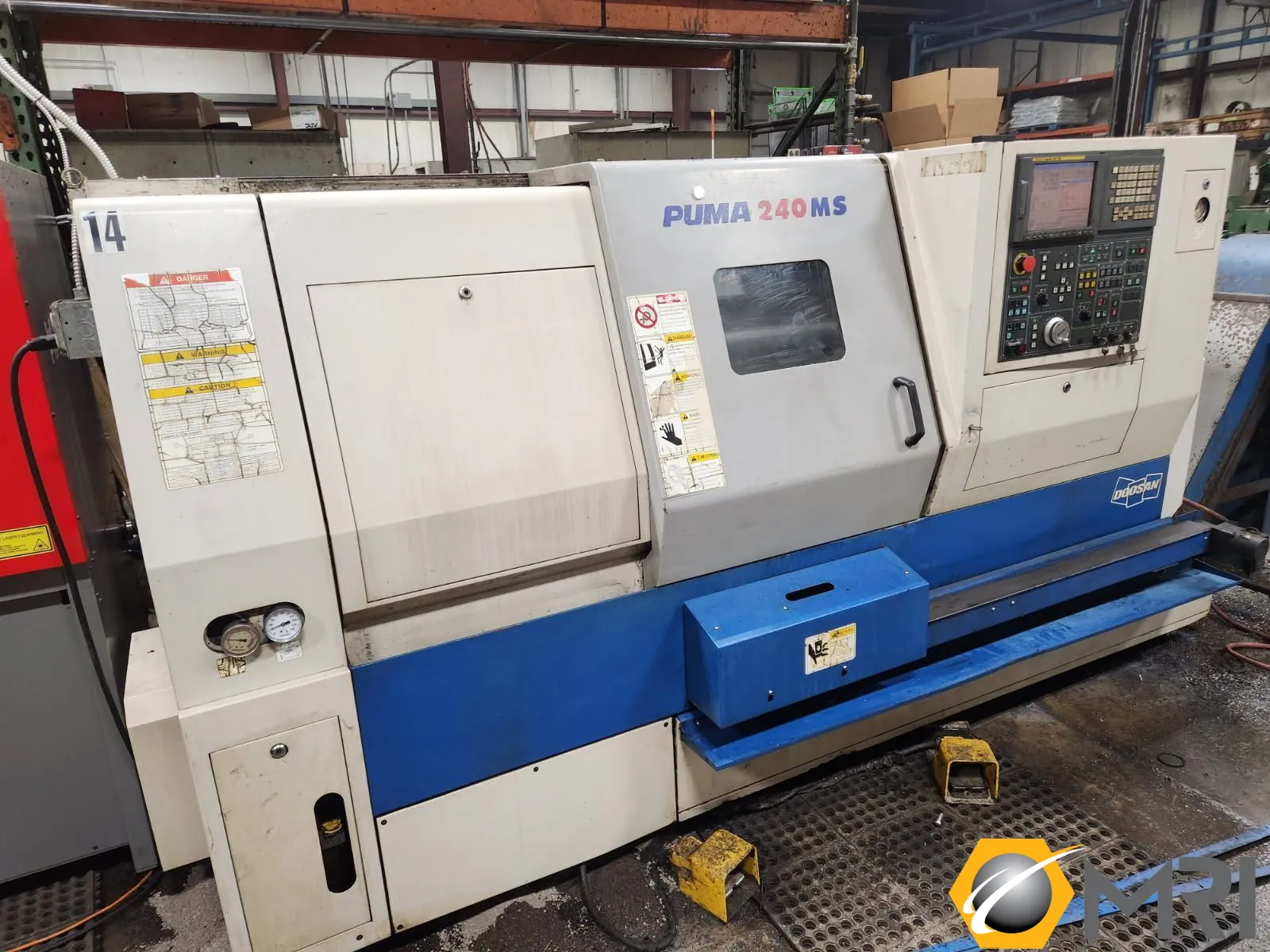2007 DOOSAN PUMA 240MS CNC LATHE | IH 7612217