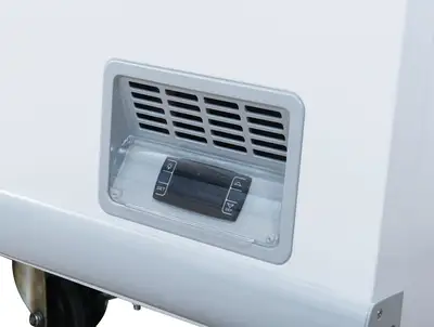 New | in-Stock Dukers New Dukers WD-700Y Commercial Chest Freezer in White 72" Display Freezers Illinois US | Falcon Restaurant Supply #1376326