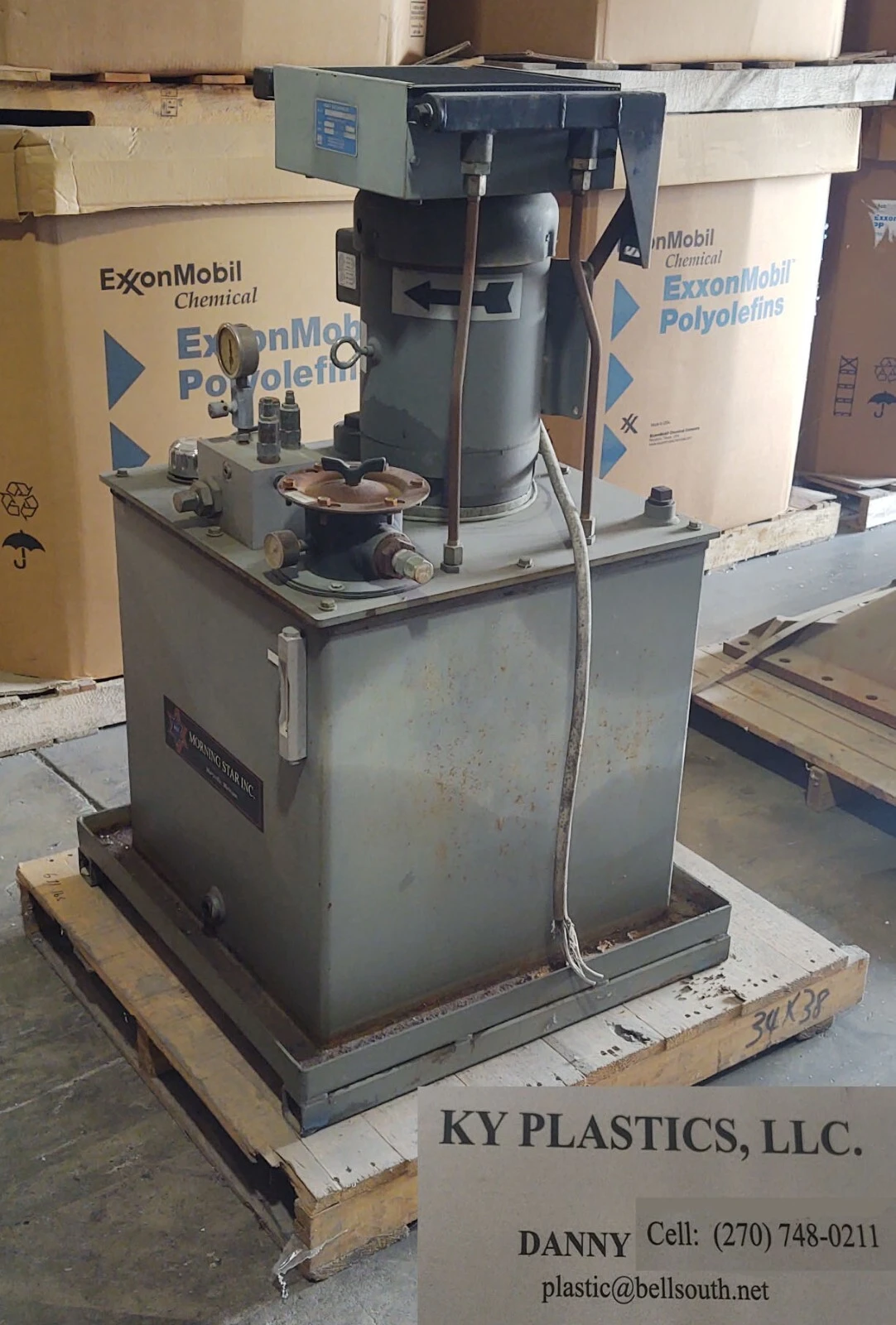 Morning Star 7.5Hp Hydraulic Pump Power Unit Station Pump 230/460V Heat Exchange