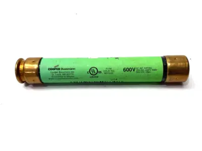 USED COOPER BUSSMANN TIME-DELAY FUSE CLASS RK5 600V 15A SHELFWARE
