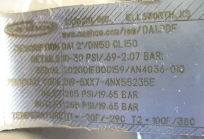 NEW Cashco D19-5XX7-4NX55235E