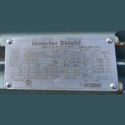 Hyundai 40 HP Electric Motor