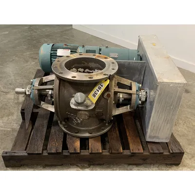 Used 10" Stainless Steel Flo-Tronics Rotary Airlock Feeder Valve