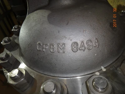 Lunkenheimer 10", Class 300, CF8M, Gate Valve