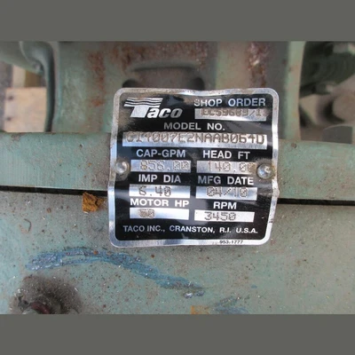USED TACO CI4007E2NAAB064D