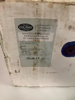 New | in-Stock BARBER COLMAN 2404/CC/VH/FM/VS/XX/RF/XX/XX/XX/XXX/AX143 Industrial Controls | Surplus Asset Holdings #1220977