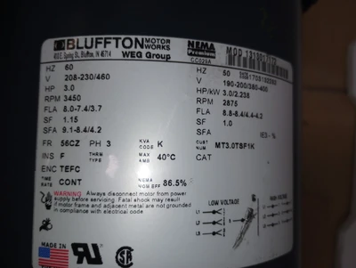 USED AMERICAN STAINLESS PUMPS T1525253T3F