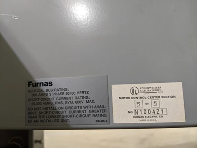 USED SIEMENS NUMBER: MXD63S800A