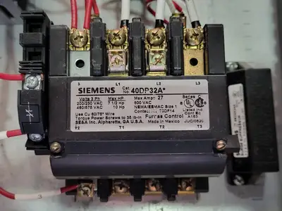4HP, 600V Motor Starter Control Panel w/ 10A, 3-Pole Circuit Breaker CED63A010