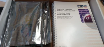 Mylex D040448-8E  AcceleRAID 200 Adapter w/ i960- MANUAL + FLOPPIES
