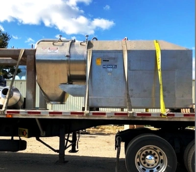 Heinkel HF 800 Inverting Filter centrifuge, Hastelloy C22.