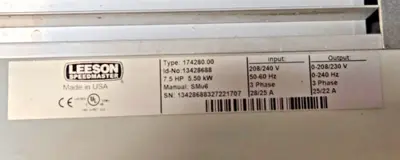 REGAL REXNORD LEESON ELECTRIC 174280.00 17428000 174616.00 SM SERIES SUB-MICRO