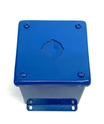 New | in-Stock NVENT HOFFMAN nVent Extra-Deep Pushbutton Enclosure Type 12, 30.5mm PAINTED BLU Electrical Boxes Michigan US | Maverick Industrial Sales #1454319