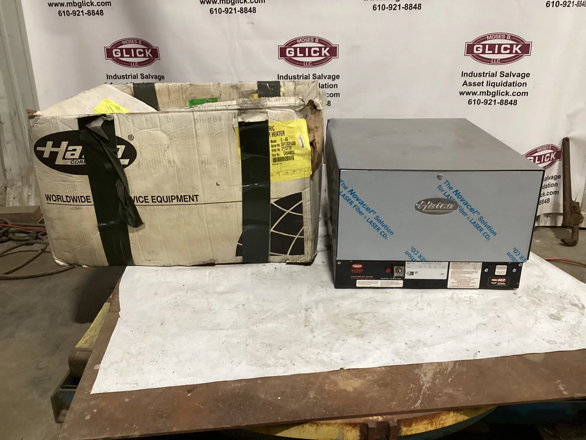 HATCO C-45 Compact Electric Booster Water Heater 45kW 240V 3PH 6 gallon -NIB