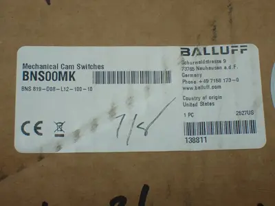 NEW BALLUFF BNS00MK