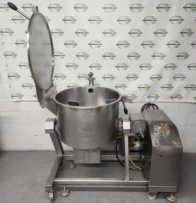 Stephan mobile tiltable vacuum mixer, type: VM 200, 200 lite, 2 speeds, on wheels # 704960