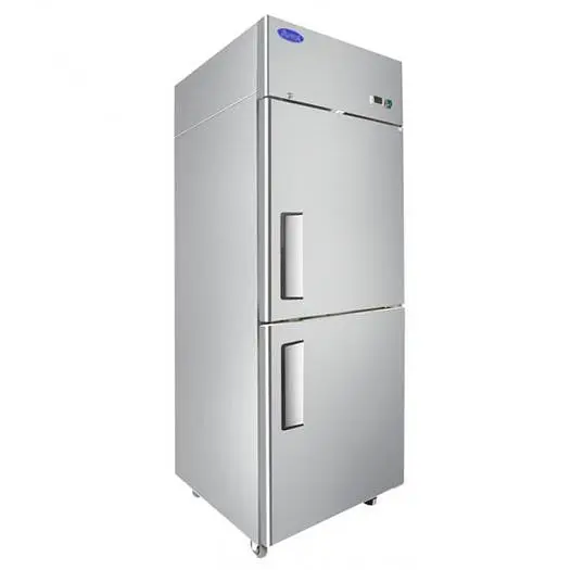 Half door upright Refrigerator