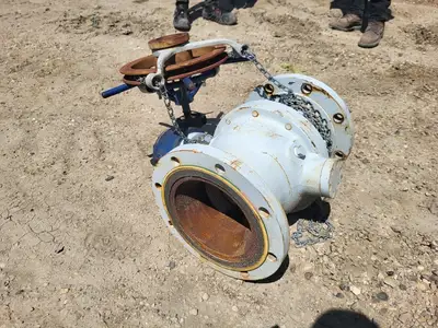 8" Class 150 Ball Valve w/ Gear Operator