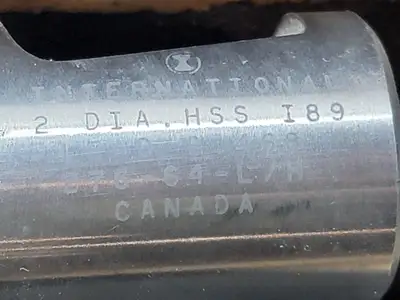 2" HSS End Mill, I89, LEAD 8.468,  276-64-L/H