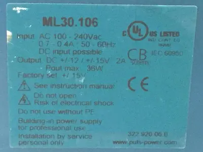 USED PULS ML30.106