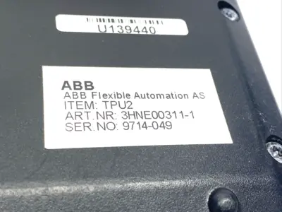 3HNE00311-1 | ABB  Teach Pendant TPU2 - For parts or not working