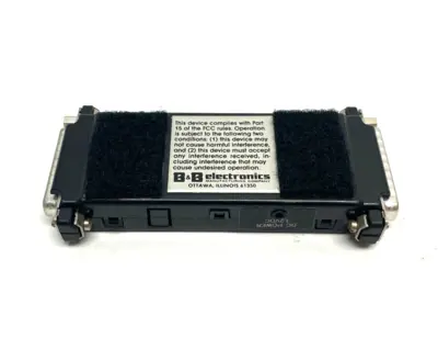 USED B&B ELECTRONICS OPTICAL ISOLATOR MALE TO FEMALE