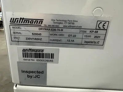 USED 2021 WITTMANN E30-70-M