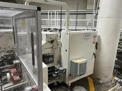 VTP VALLEY TISSUE PACKAGING MODEL 8450 SINGLE ROLL TISSUE WRAPPER