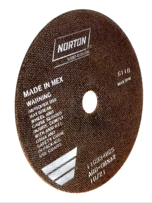NEW NORTON ALUMINUM OXIDE REINFORCED CUT-OFF WHEEL