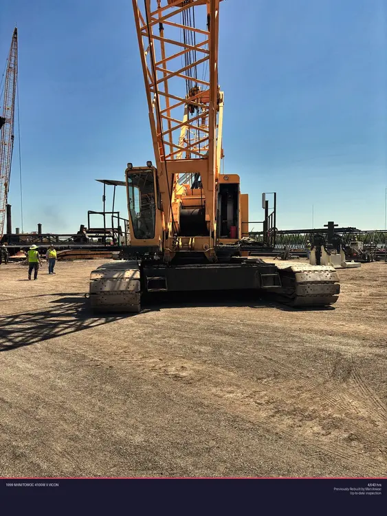 Used 1999 MANITOWOC 4100W II VICON Crawler Cranes Louisiana US | Proxy Equipment #1377769