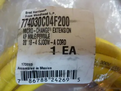 New | in-Stock BRAD HARRISON / WOODHEAD 774030C04F200 Cable & Wire Michigan US | Ideal Machinery #884095