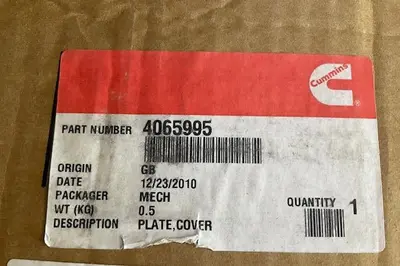 Cummins Cover Plate PN 4065995