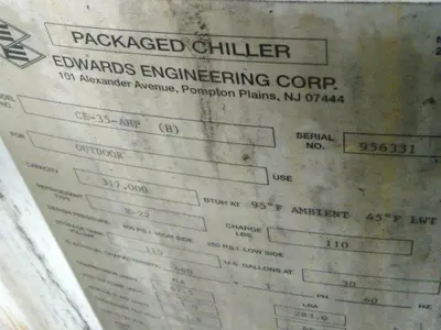 EDWARDS CE35 AHP (H) Air Rings, Poly Cools & Chillers | Mark One Machinery (6)