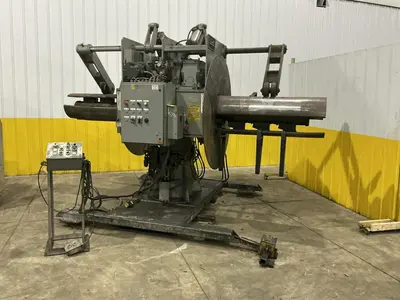 20,000 LBS X 48" COLT MODEL #CHD-DR2000 DOUBLE END MOTORIZED UNCOILER COIL REEL : YOBRO #24894