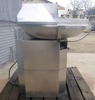 Chopper, Bowl, S/st, 28" Dia, Hinged Cover, 208V, #S734625