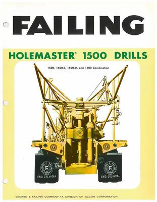 Used FAILING HOLEMASTER DRILL RIG Drill Rigs Pennsylvania US | East West Machinery & Drilling #1417215