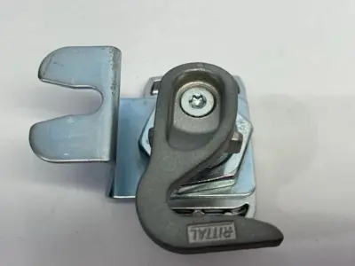 USED RITTAL CAM LOCKING DEVICE FOR ENCLOSURES, ALUMINUM FACE PLATE