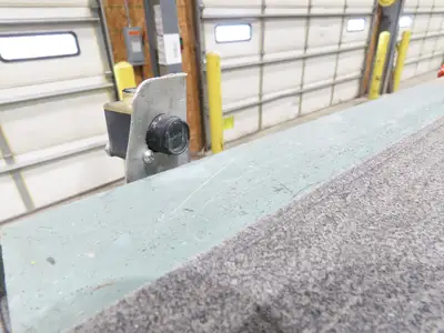Hytrol 28"x 10' 11" Slider Bed Conveyor 24"Belt 460V 3PH Variable Speed 62"H