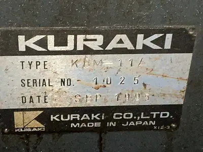 Used 1995 KURAKI KBM11A Horizontal Table Type Boring Mills Ohio US | HGR 24 #1495287