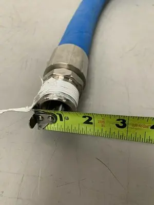 USED ADVANTAPURE APEWF-W-1000 1.5" X 61" FLEXIBLE SILICON HOSE 150PSI