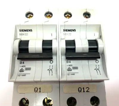 USED SIEMENS CIRCUIT BREAKER TYPE D4