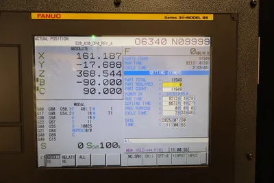 2019 FANUC ROBODRILL ALPHA D21MIB5 ADV Vertical Machining Centers | Clark Machinery Sales, LLC (10)