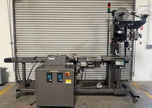 CTM Label Applicator Printer Norwood RS-1100 360 Labeler Labeling System