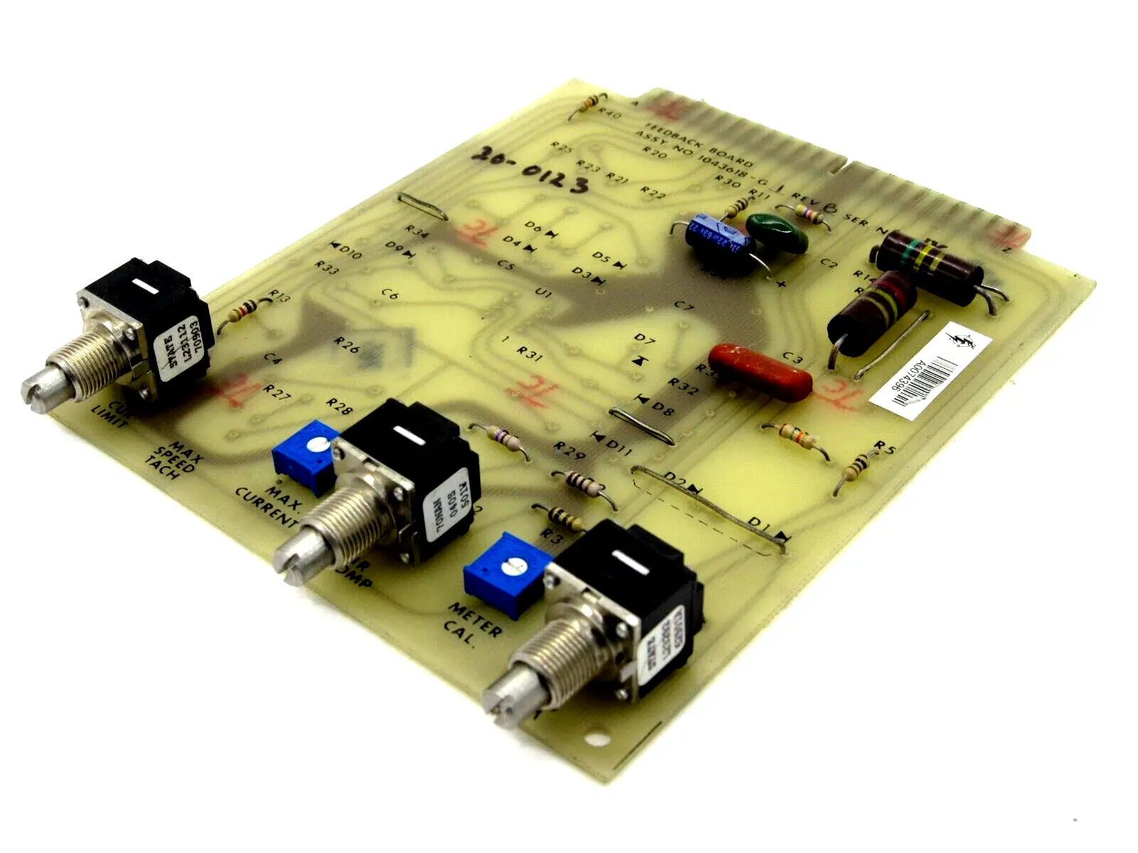 USED FINCOR 1039577 FEEDBACK BOARD 1043618-G1