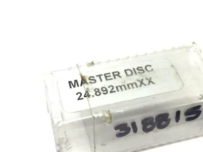 USED MAHR STEEL XX MASTER DISC 24.892MM
