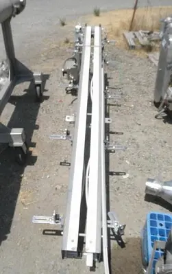 Conveyor, Belt, 6" x 9', S/st, 1 HP, Arrowhead #S741198
