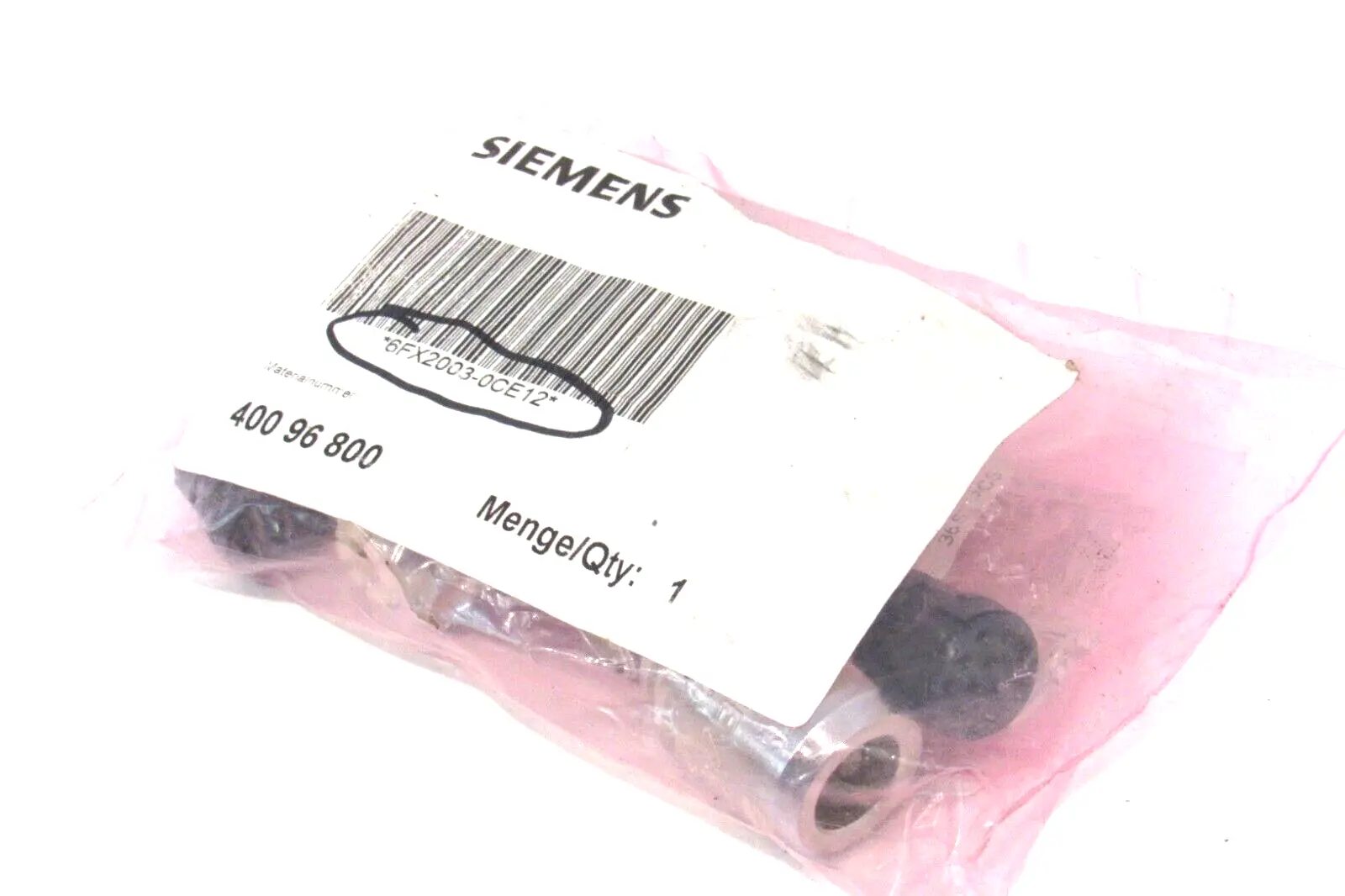 PACK OF 3 NEW SIEMENS 6FX2-003-0CE12 RESOLVER PLUG