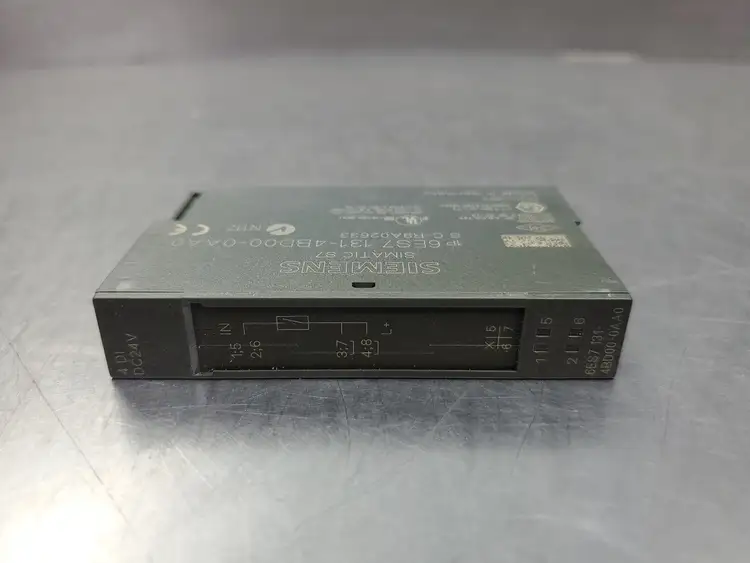 Used Siemens 6ES7131-4BD00-0AA0 SIMATIC S7 Digital Input Module PLC Input & Output | Palmetto Automation #1154235