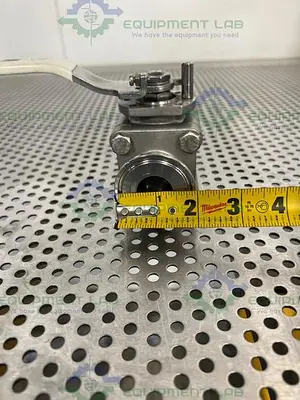 USED SVF -F. C. I. SB79999ATTR BALL VALVE W/ 1" SANITARY FITTING